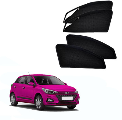 HARKRISH Side Window Sun Shade For Hyundai Elite i20(Black)