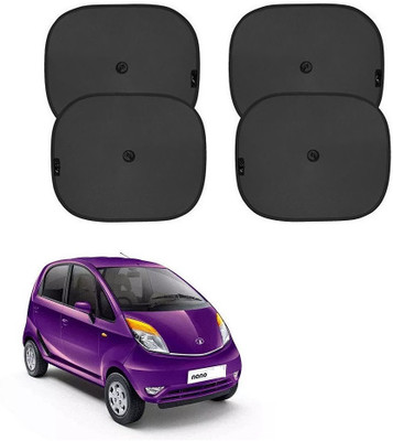 SPREADX Side Window, Rear Window Sun Shade For Tata Nano(Black)
