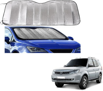 ROSHNEER ENTERPRISES Windshield Sun Shade For Tata Safari Storme(Silver)