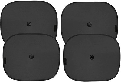 MKHUB Side Window Sun Shade For Universal For Car Universal For Car(Black)