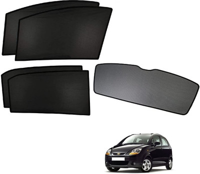 KOZDIKO Side Window, Rear Window Sun Shade For Chevrolet Spark(Black)