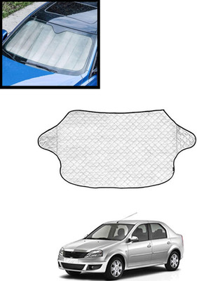 AYW Windshield Sun Shade For Mahindra Logan(Silver)
