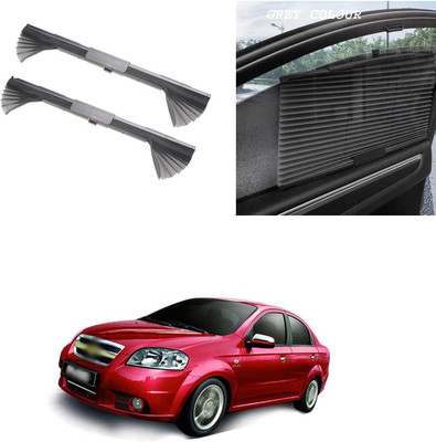 PRTEK Side Window Sun Shade For Chevrolet Aveo(Grey)