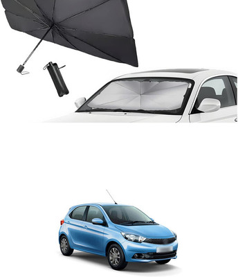 GONAMA Rear Window Sun Shade For Tata Universal For Car(Silver)