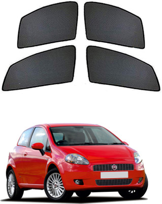 PEEPS STORE Side Window Sun Shade For Fiat Punto(Black)