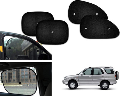 PEEPS STORE Side Window Sun Shade For Tata Safari(Black)