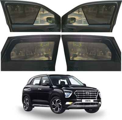 autoluxer Side Window Sun Shade For Hyundai Creta(Black)