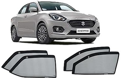 AUTOFIXER Side Window Sun Shade For Maruti Suzuki Dzire(Black)