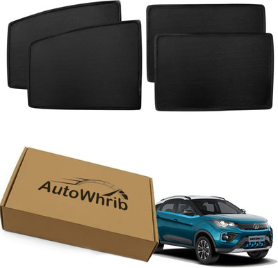 Autowhrib Side Window Sun Shade For Tata Nexon EV(Black)