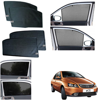 WolkomHome Side Window Sun Shade For Tata Indigo CS(Black)