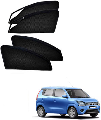 AuTO ADDiCT Side Window Sun Shade For Maruti Suzuki WagonR(Black)