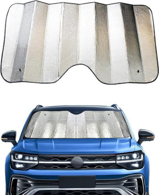 NeonSheon Windshield Sun Shade For Universal For Car Universal For Car(Silver)