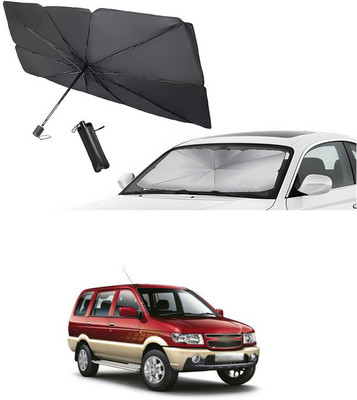 GONAMA Rear Window Sun Shade For Chevrolet Tavera(Silver)