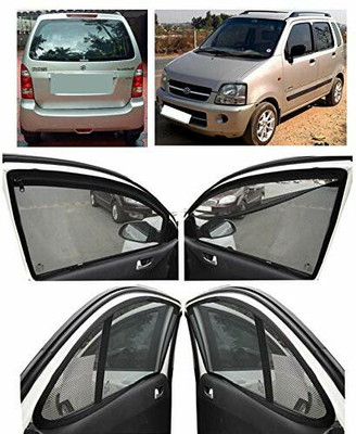 G ILIKA Rear Window, Side Window Sun Shade For Maruti Suzuki WagonR(Black)