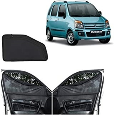 HARKRISH Side Window Sun Shade For Maruti Suzuki WagonR(Black)