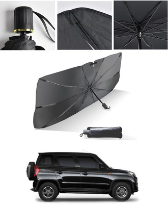 AYW Windshield Sun Shade For Volkswagen Beetle(Black, Silver)