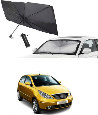 GONAMA Sun Roof Sun Shade For Tata Indica Vista(Silver, Black)