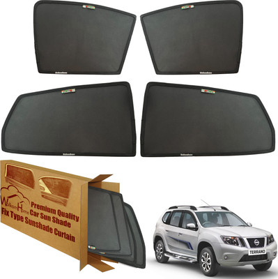 WolkomHome Side Window Sun Shade For Nissan Terrano(Black)