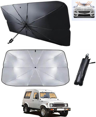 MATIES Windshield Sun Shade For Maruti Suzuki Gypsy(Silver)