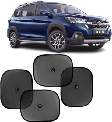 RideXpert Side Window, Rear Window Sun Shade For Maruti Suzuki XL6(Black)