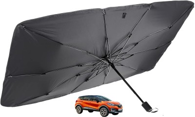 MOCKHE Windshield Sun Shade For Renault Captur(Silver)