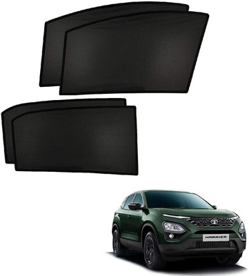 RAKRISH Side Window, Rear Window Sun Shade For Tata Harrier(Black)