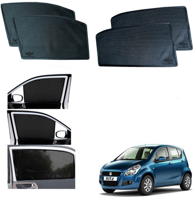 CuboDePlato Side Window Sun Shade For Maruti Suzuki Ritz(Black)