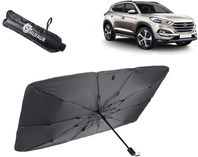 Selifaur Dashboard, Rear Window, Sun Roof, Windshield Sun Shade For Hyundai Tucson(Black)