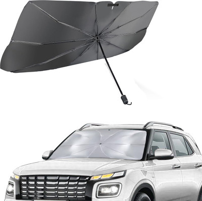 Robustt Rear Window Sun Shade For Universal For Car(Black)