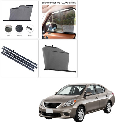 SS FOR YOUR SMART NEEDS Side Window Sun Shade For Nissan Sunny(Black)