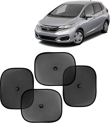 Kingsway Side Window, Rear Window, Windshield Sun Shade For Honda Jazz(Black)