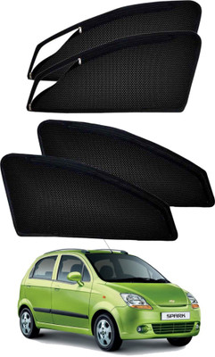 PEEPS STORE Side Window Sun Shade For Chevrolet Spark(Black)