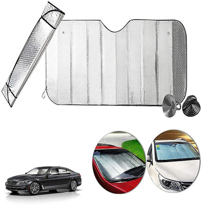 AUTO PEARL Dashboard, Windshield Sun Shade For BMW 725i(Silver)