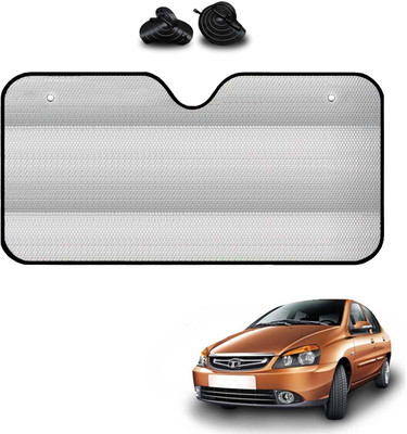 COSMOGEAR Windshield, Dashboard, Rear Window Sun Shade For Tata Indigo CS(Silver)