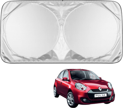 MOCKHE Windshield Sun Shade For Renault Pulse(Silver)