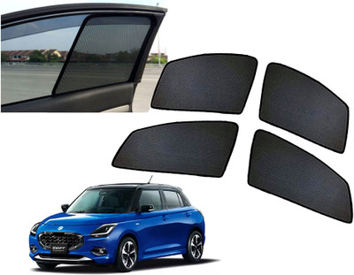 AUTO PEARL Side Window Sun Shade For Maruti Suzuki Swift(Black)