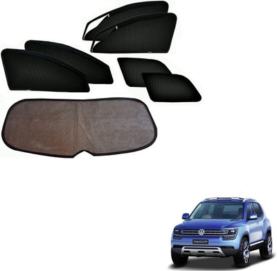 KOZDIKO Side Window Sun Shade For Volkswagen Taigun(Black)