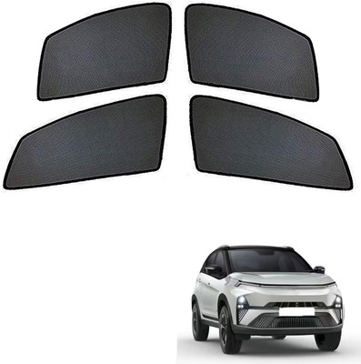 PEEPS STORE Side Window Sun Shade For Tata Nexon EV(Black)