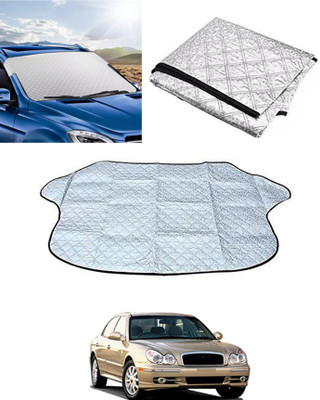 MSNP Windshield Sun Shade For Mercedes Benz Universal For Car(Silver)