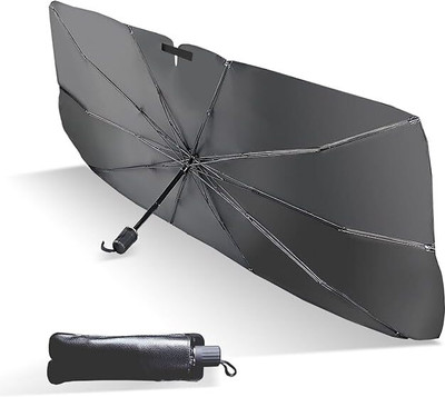 HRK Enterprise Windshield Sun Shade For Universal For Car UVA(Multicolor)