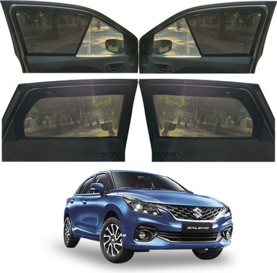 autoluxer Side Window Sun Shade For Maruti Suzuki Baleno(Black)