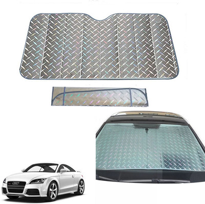 AUTO PEARL Dashboard, Windshield Sun Shade For Audi TT(Grey)