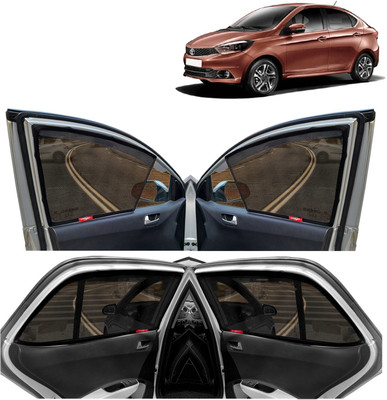 Kingsway Side Window, Rear Window Sun Shade For Tata Tigor(Black)