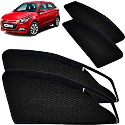 HARKRISH Side Window Sun Shade For Hyundai Elite i20(Black)