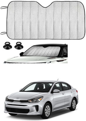 GONAMA Windshield Sun Shade For Hyundai Universal For Car(Silver)