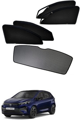 Top Vechile Rear Window, Side Window Sun Shade For Tata Altroz(Black)