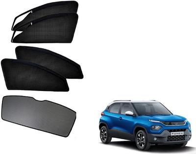 KOZDIKO Side Window, Rear Window Sun Shade For Tata Punch(Black)