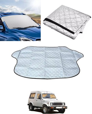 MATIES Windshield Sun Shade For Maruti Suzuki Gypsy(Silver)