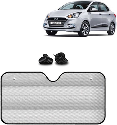 Kingsway Windshield, Dashboard Sun Shade For Hyundai Xcent(Silver)