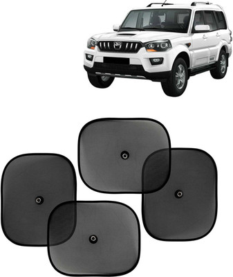 Kingsway Side Window, Rear Window, Windshield Sun Shade For Mahindra Scorpio(Black)